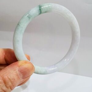 Burma type A jadeite  jade bangle/53.61mm
